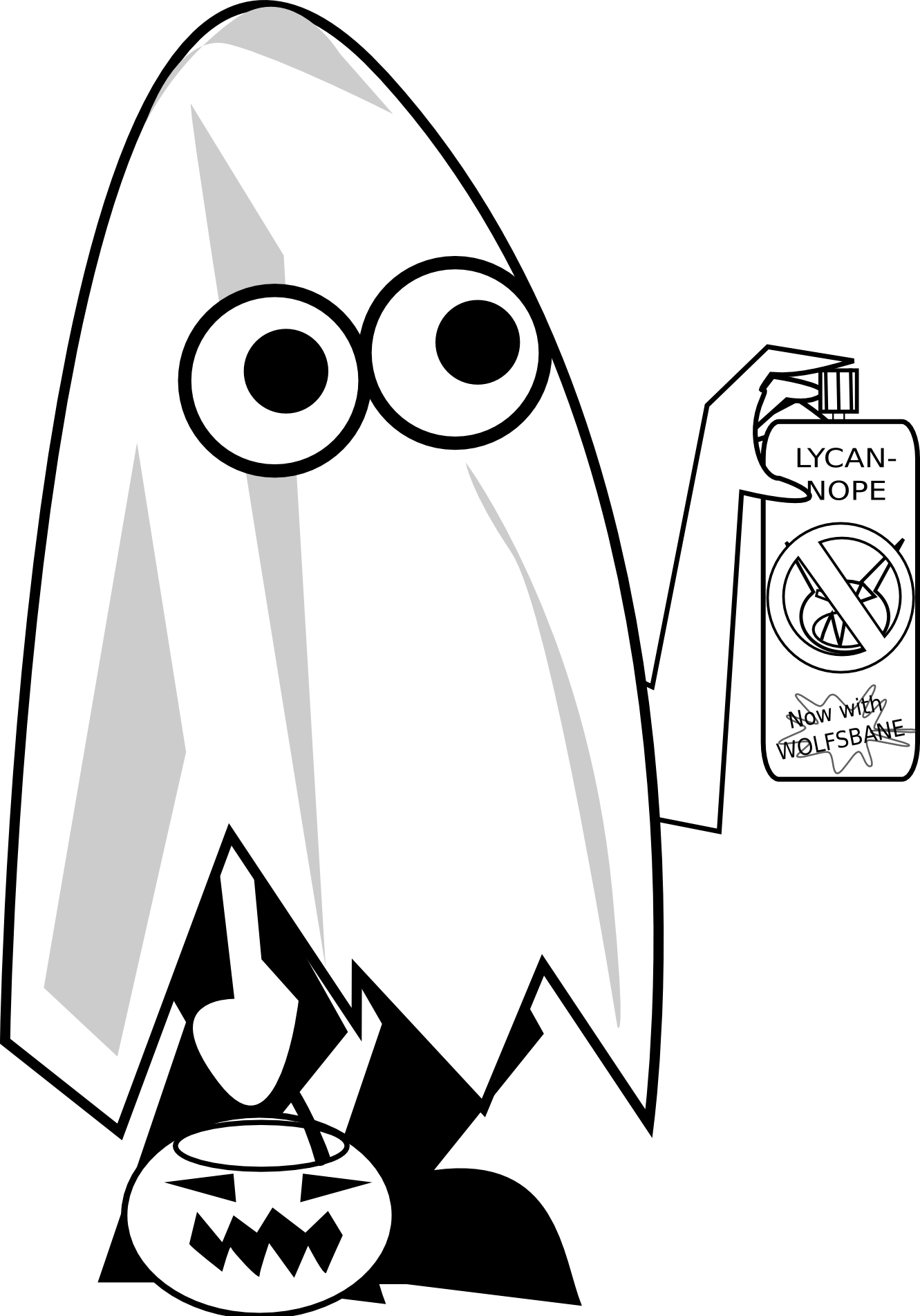 Image Free Stock Collection Of Trick Or Treating High - Halloween Trick Or Treaters Animated Clipart (1331x1902), Png Download