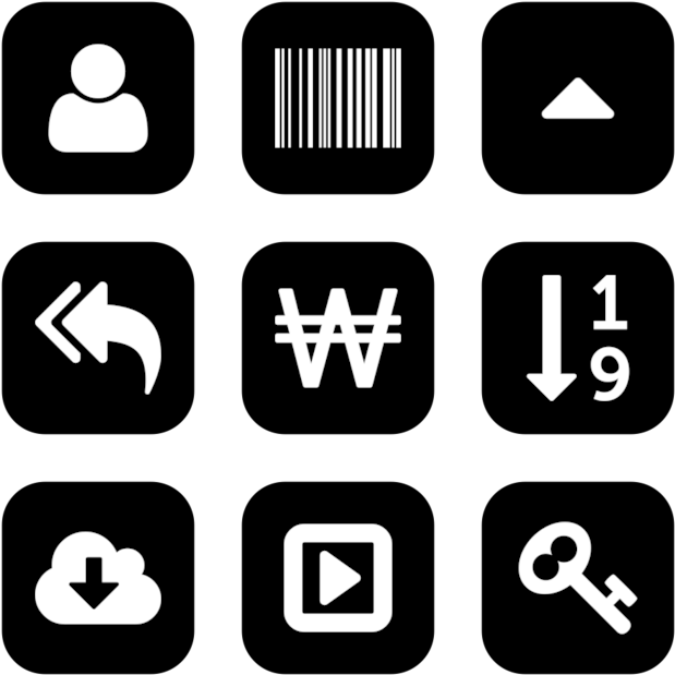 Bfa Icon In Style Flat Rounded Square White On Black - Vector Girlfriend Icon Clipart (660x660), Png Download