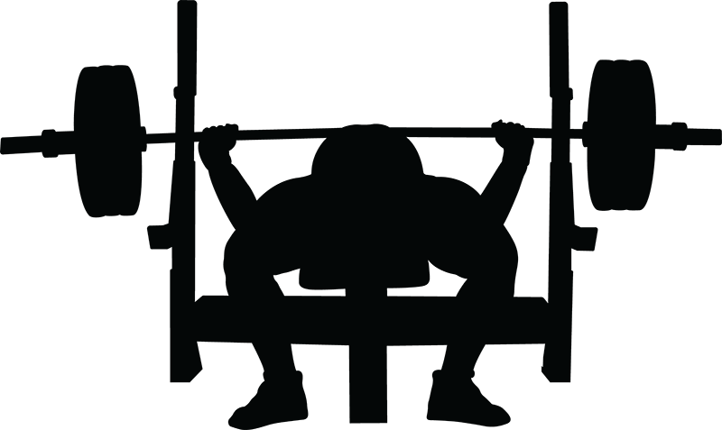 Bench Press Clipart Png Transparent Png (800x477), Png Download