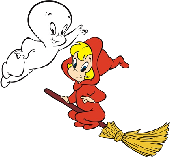 Halloween Cute Ghost Clipart Casper The Friendly Clipart - Happy Halloween Casper The Friendly Ghost - Png Download (600x600), Png Download