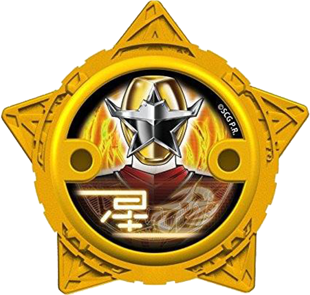 Ninja Steel Gold Power Star Clipart (634x602), Png Download
