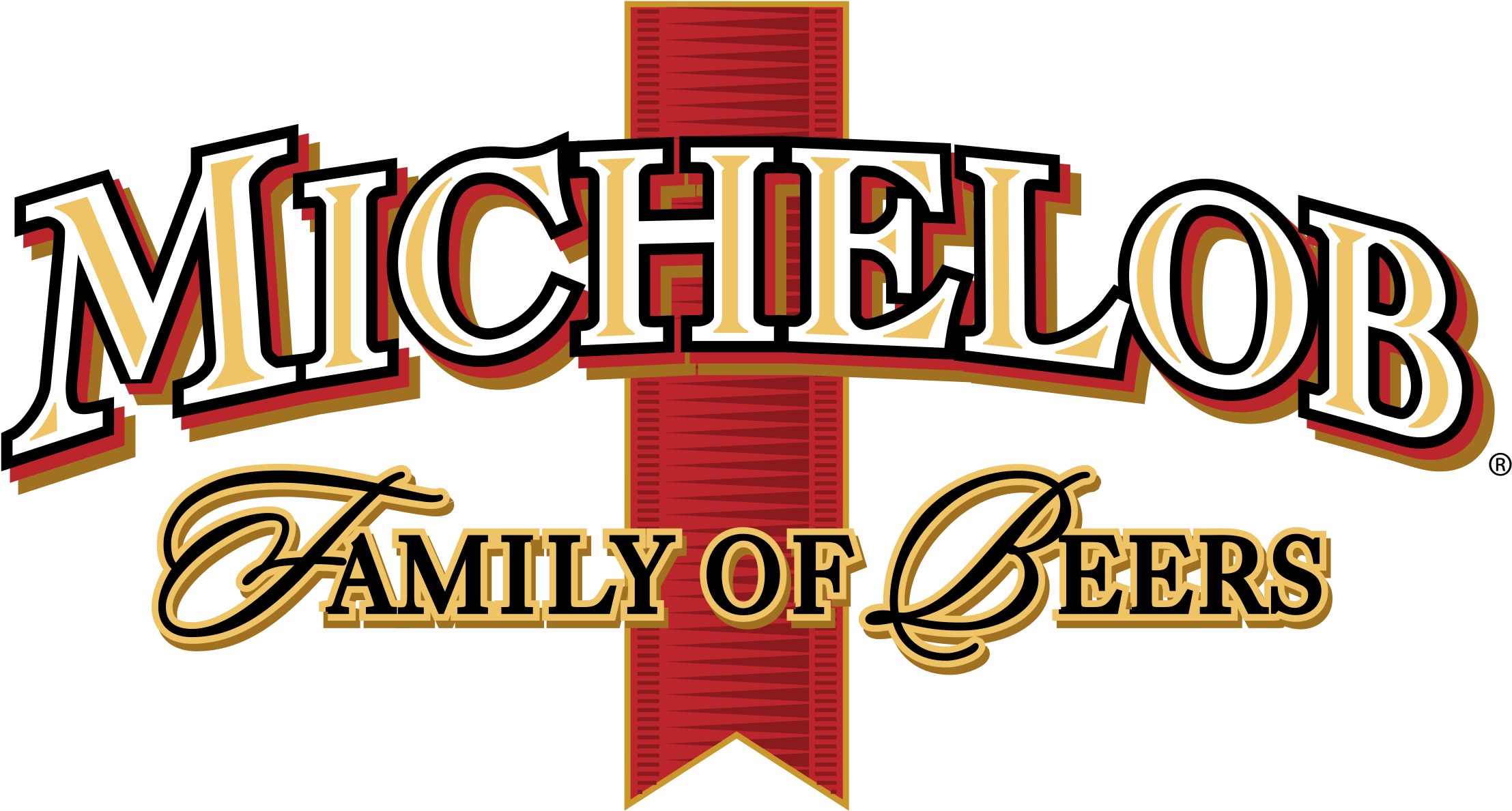 Michelob Family Of Beers Logo Png Transparent Clipart (2215x1189), Png Download