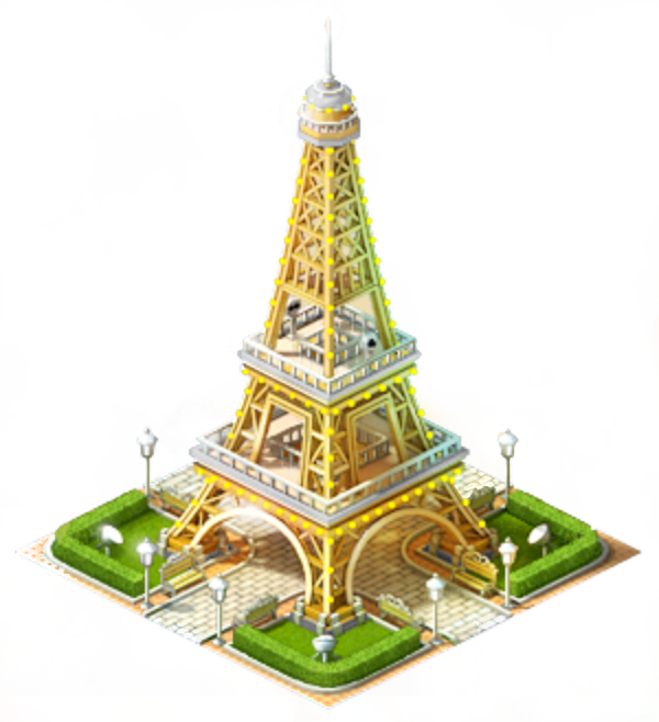 Eiffel Tower Png Free Download - Transparent Eiffel Tower Gold Png Clipart (600x658), Png Download