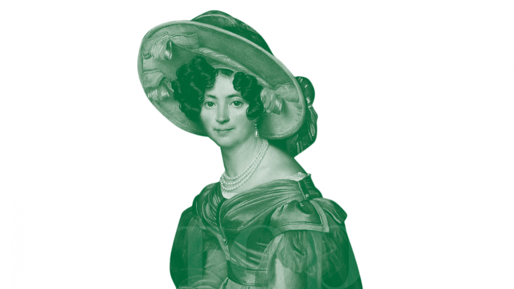 At The «russian Salons» In Rome, Gogol First Read The - Portrait Of Zinaida Volkonskaya Clipart (1680x945), Png Download