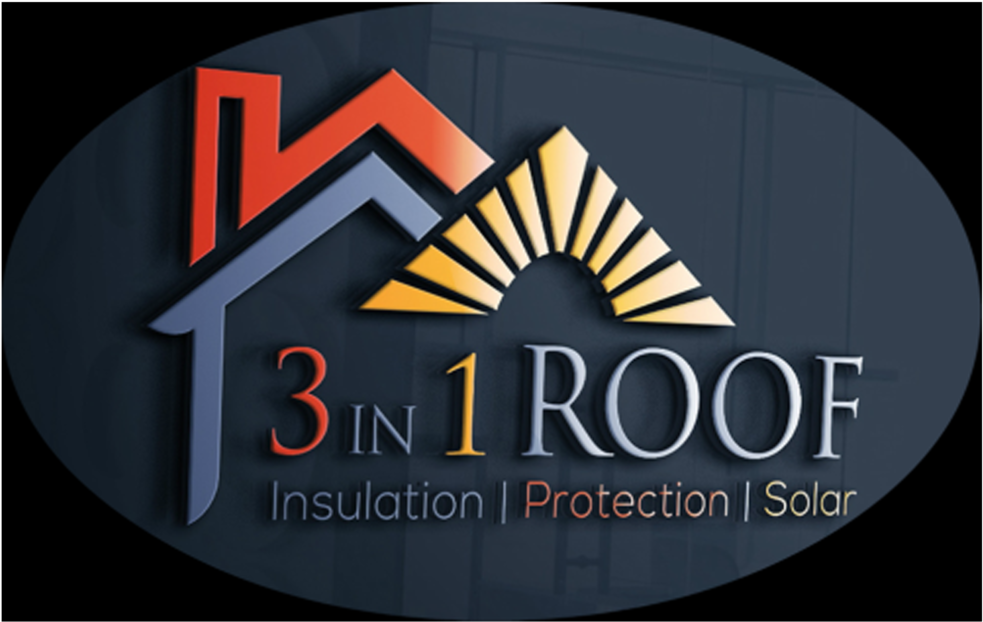 3 In 1 Roof, Inc Is Proud To Be Working With Sunspark - Graphic Design Clipart (1030x1016), Png Download