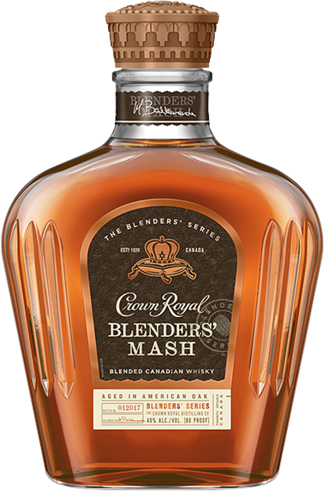 Crown Royal Blender's Mash Whisky - Crown Royal Bourbon Mash Clipart (690x1024), Png Download