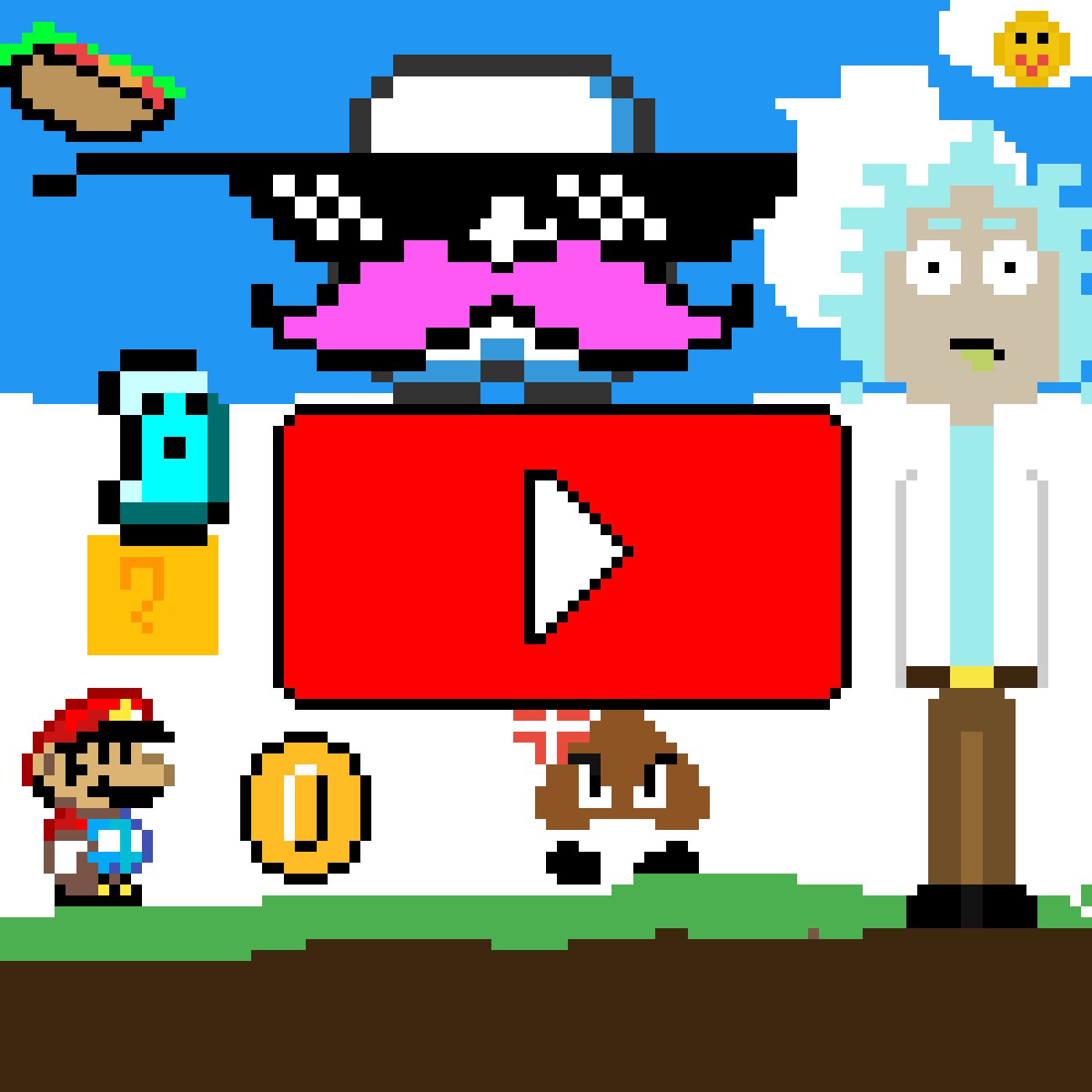 Mosty Mario Themed - Super Mario Clipart (1400x1400), Png Download