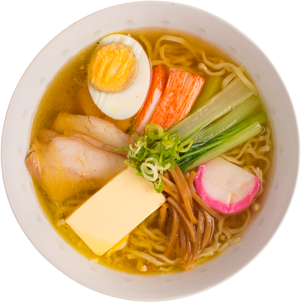 Chicken Shio Butter Ramen - Saimin Food Clipart (600x600), Png Download