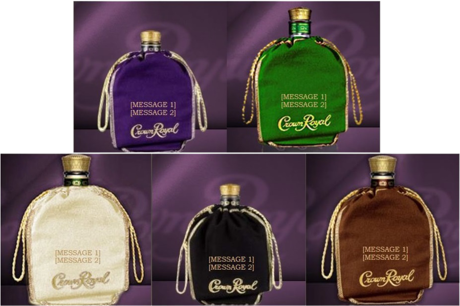 Crown Royal Dice Bag Clipart Crown Royal Rye Whiskey - Png Download (899x598), Png Download
