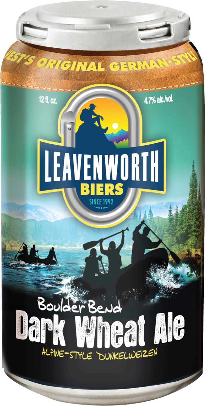 Leavenworth Bier - Leavenworth Premium Lager - Fish Brewing Company / Clipart (714x1354), Png Download