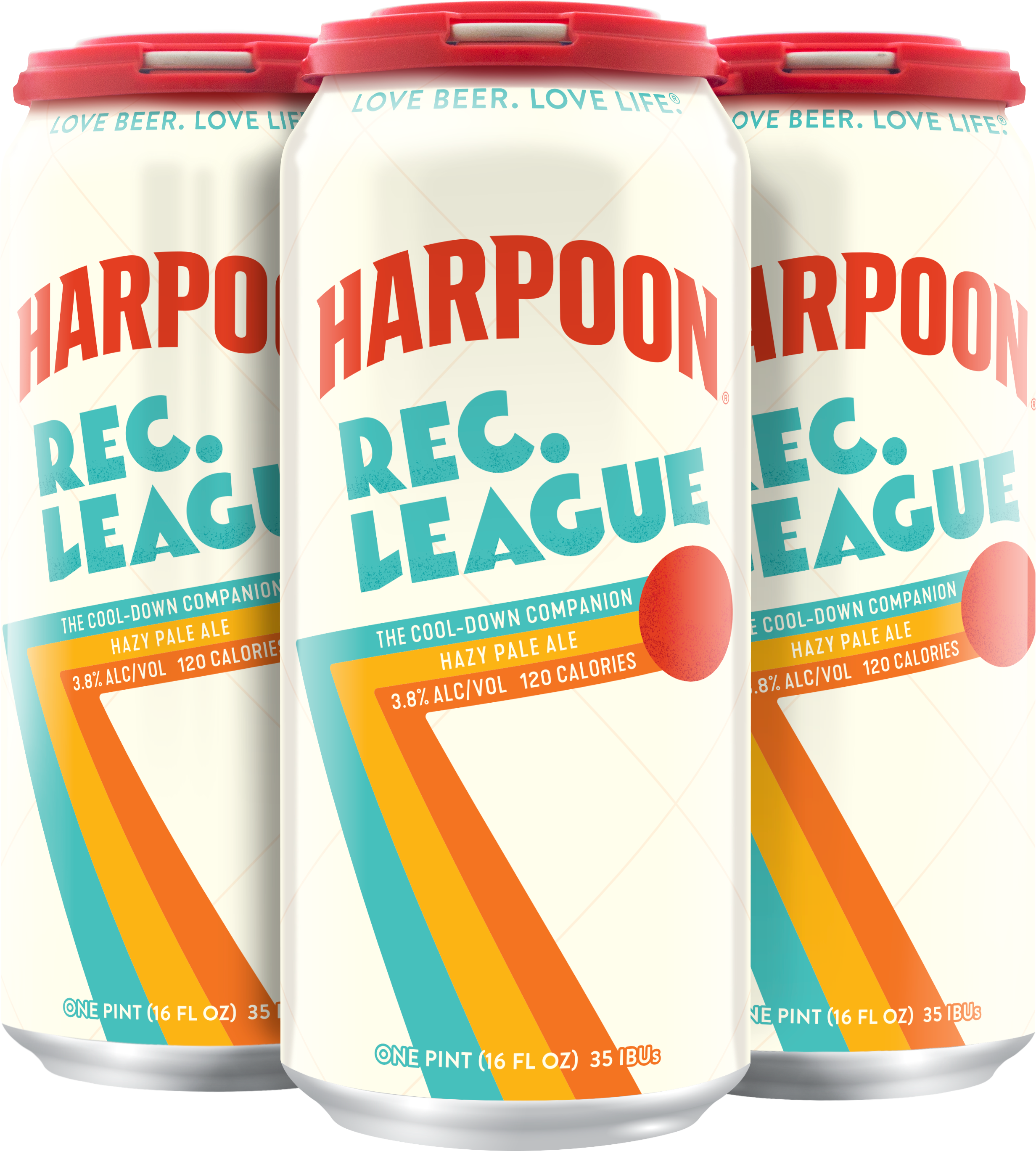 League 16oz 4 Pack Paktech Cans, Pdf - Harpoon Clipart (2464x2737), Png Download