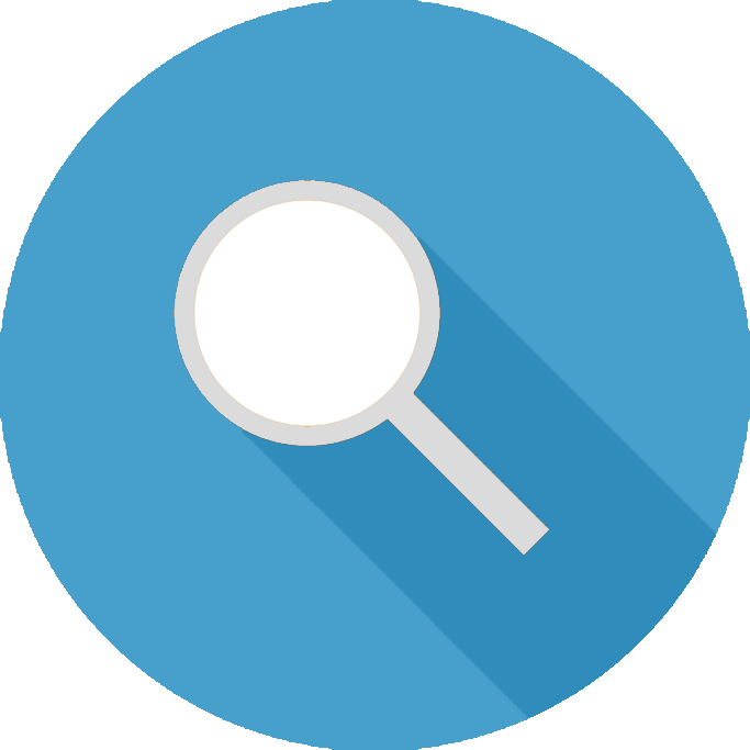 Search-icon - Circle Clipart (683x683), Png Download
