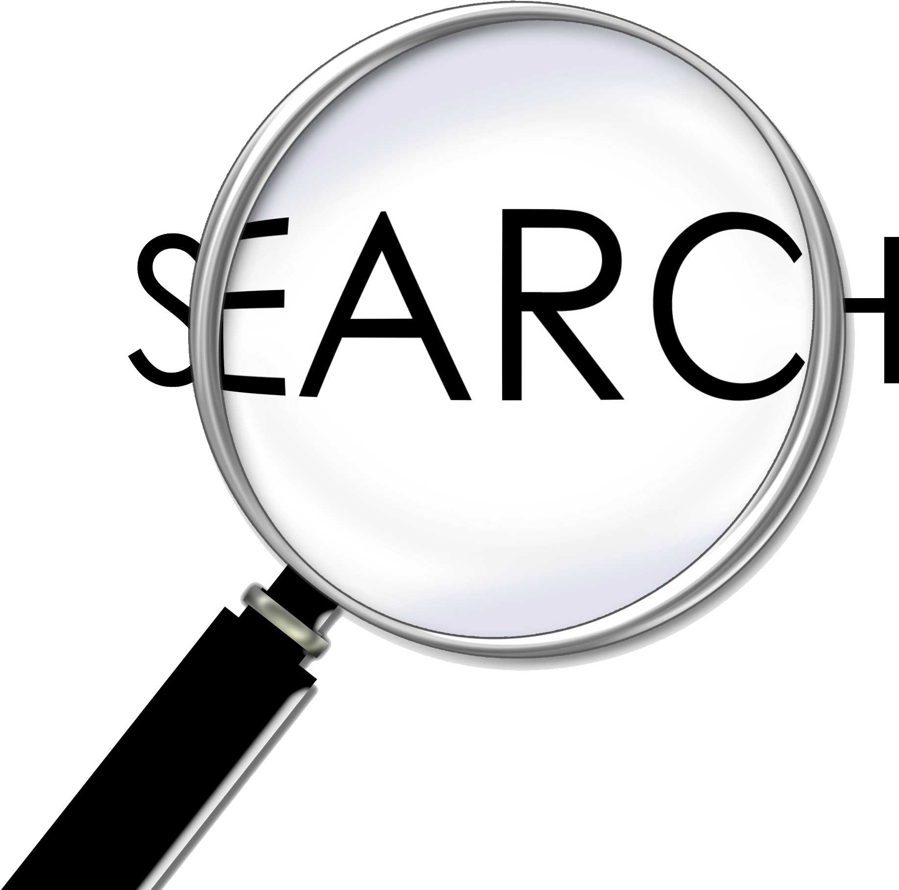 Iso Black Dirt - Search Icon Gif Transparent Clipart (1867x1835), Png Download