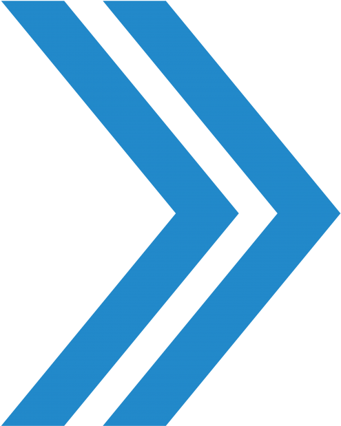 Right Blue Arrow - Parallel Clipart (866x650), Png Download