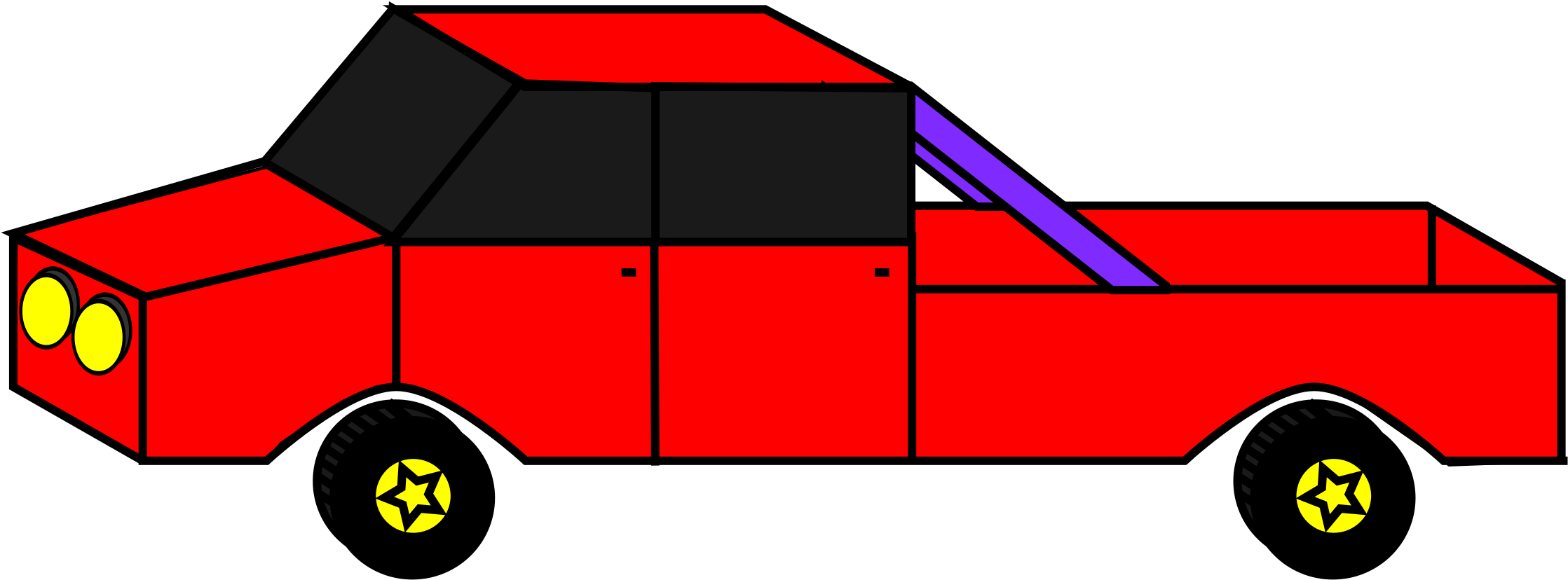 Cartoon Car Png Clipart (900x370), Png Download