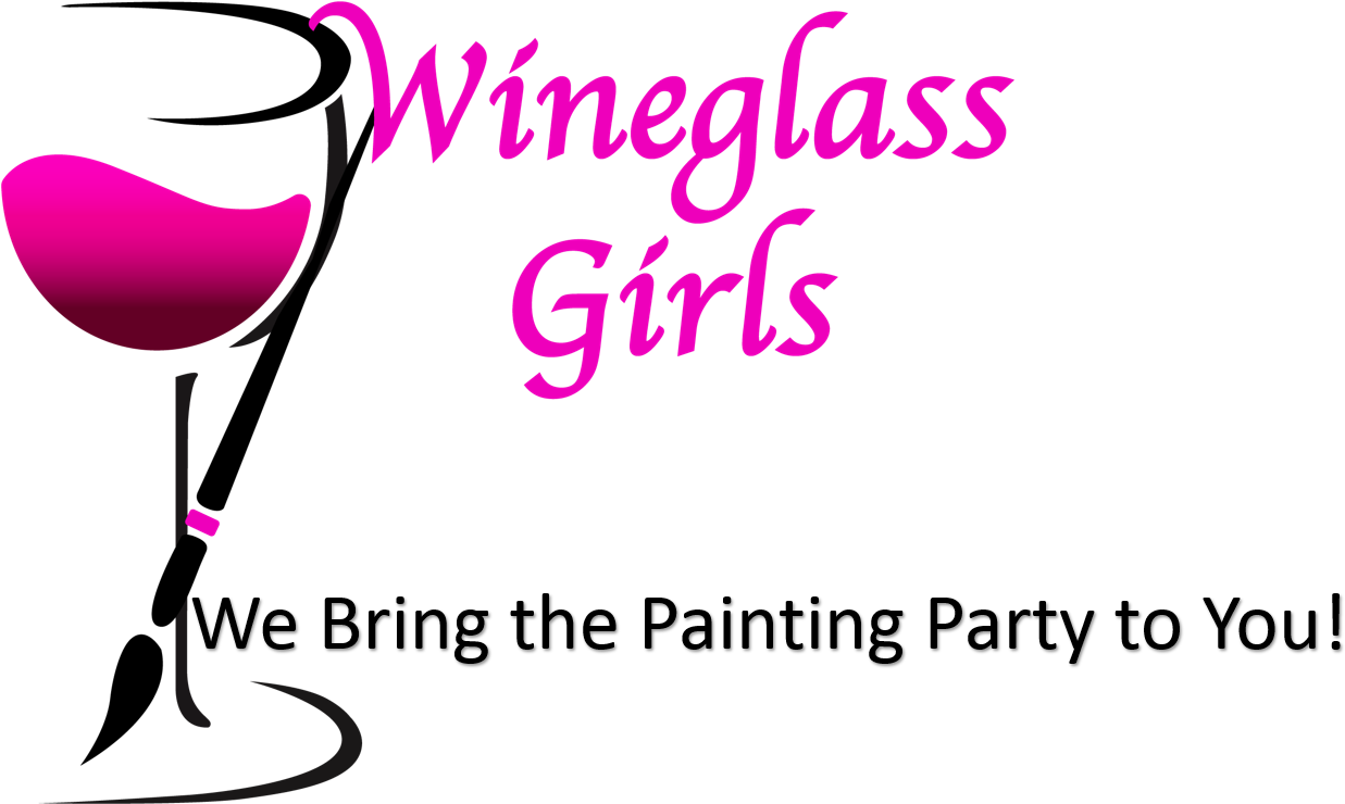 Girls Weekend With Wine Glass Logo , Png Download - Wine Glass Clipart (1237x740), Png Download