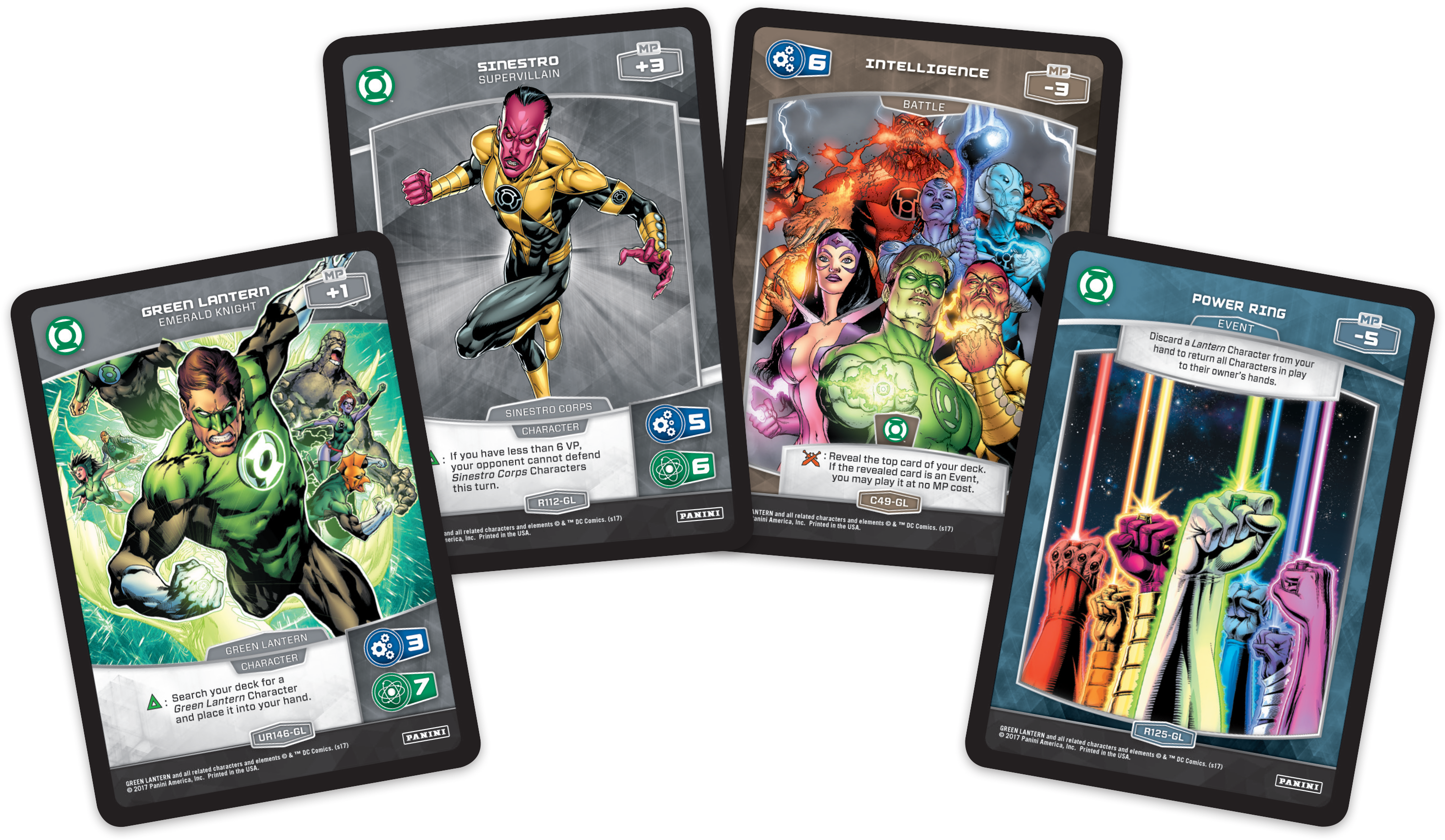 Green Lantern Card Art - Metax Tcg Green Lantern Clipart (3049x1827), Png Download