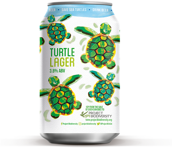 Turtle Lager Can - Non-alcoholic Beverage Clipart (625x606), Png Download