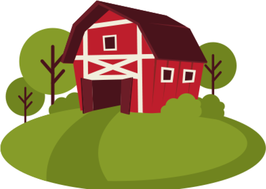 Vector Smart Object1 - Farm Png Vector Clipart (1240x698), Png Download