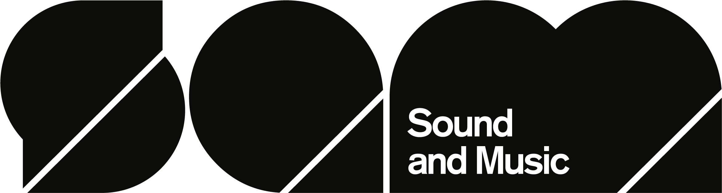 Sam Logo Rgb Black - Sound And Music Logo Clipart (2551x915), Png Download