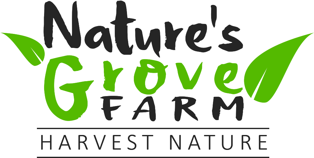 Cropped Natures Grove Farm Logo 2 - Calligraphy Clipart (1436x636), Png Download