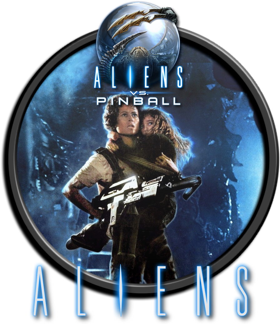 Aliens Vs - Pinball - Aliens - Aliens 2 Movie Poster Clipart (895x1034), Png Download