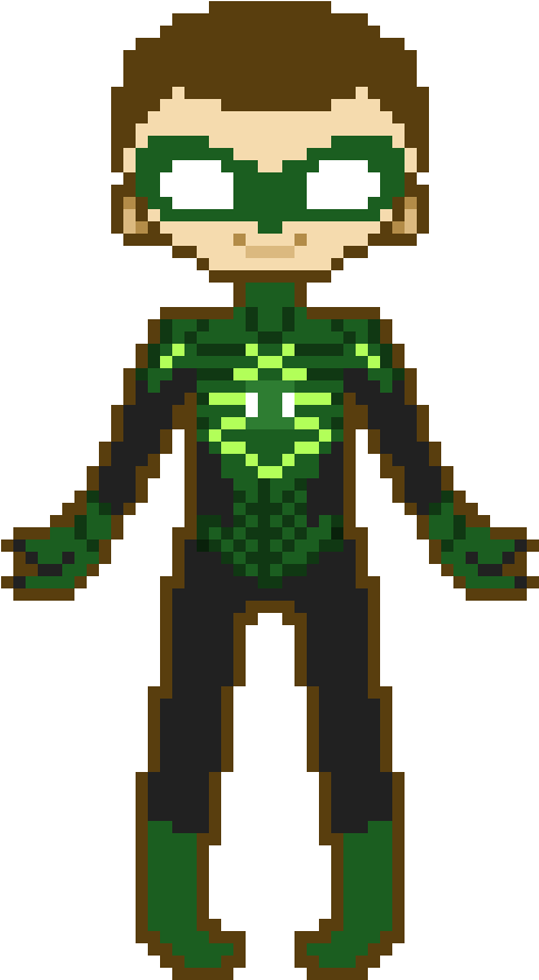 Green Lantern - Justice League Clipart (550x1188), Png Download