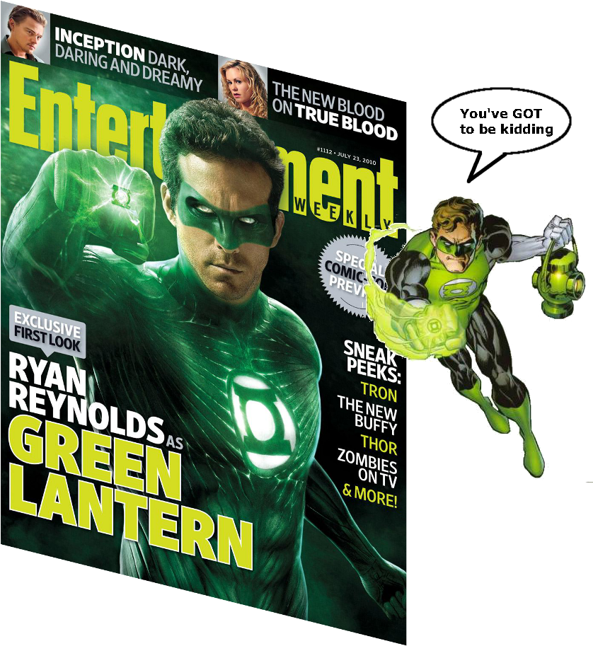 Ryan Reynolds Is Green Lantern - Ryan Reynolds Green Lantern Clipart (900x954), Png Download