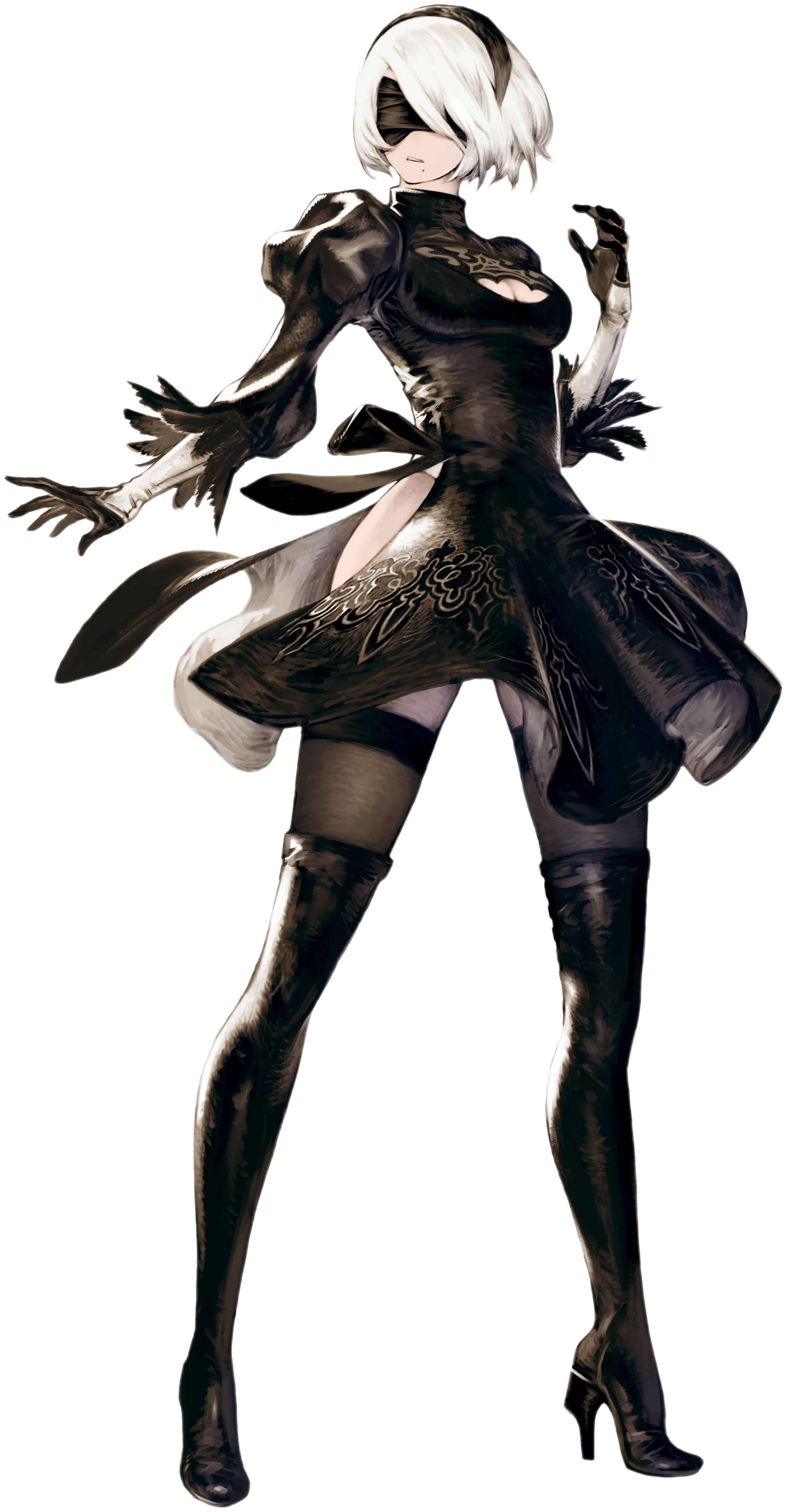 Nier Automata Png Clipart (2386x4584), Png Download