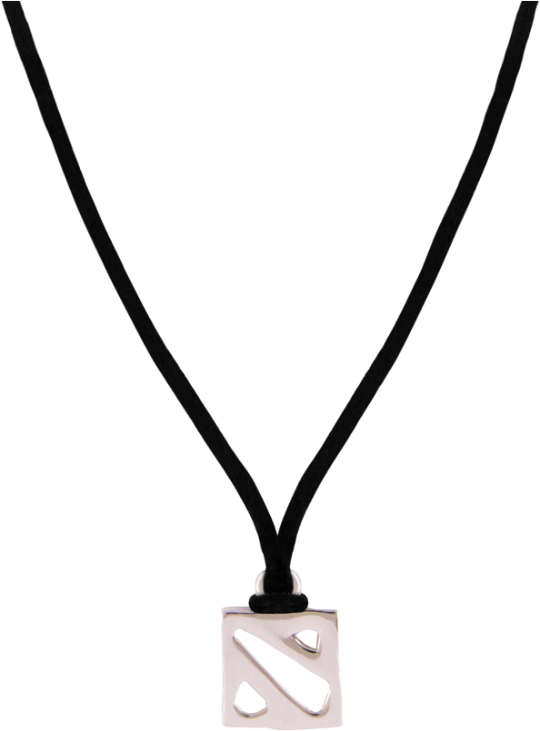 Dota 2 Logo Necklace - Dota 2 Necklace Clipart (1000x1000), Png Download