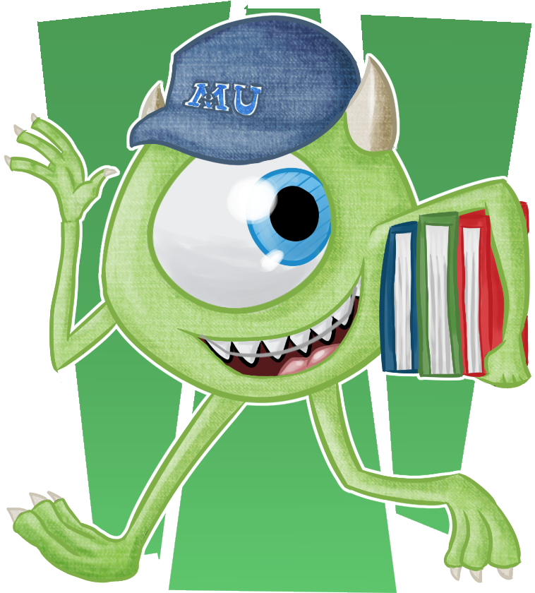 Monsters University Mike Wazowski Art Wallpaper - Cartoon Clipart (786x889), Png Download