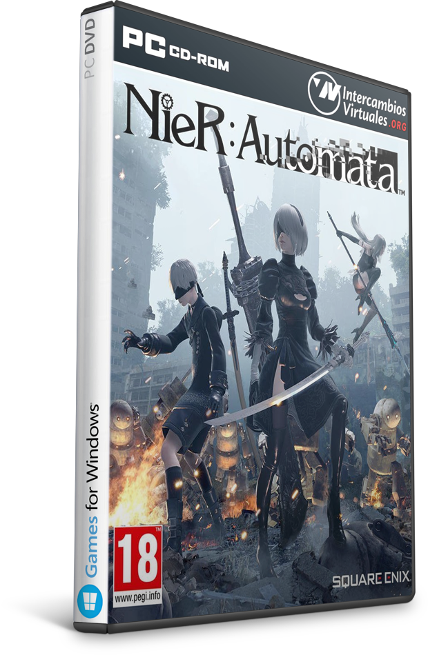 Nier Automata Day One Edition Cover Clipart (620x950), Png Download