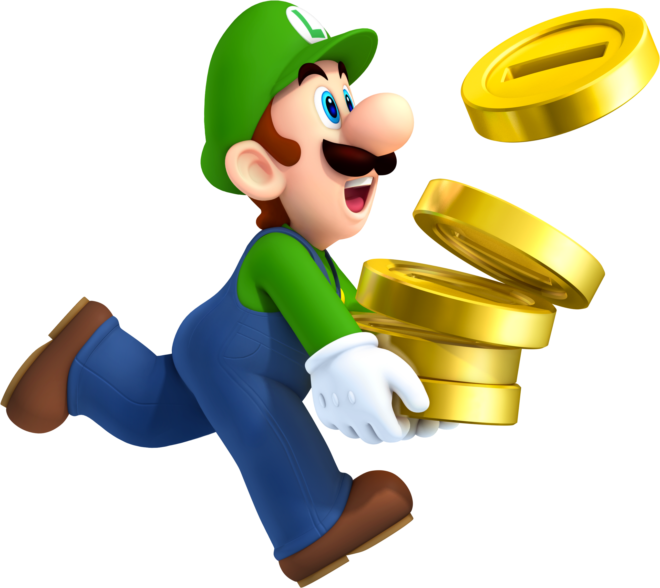 Luiginsmb2 - Luigi Super Mario Png Clipart - Large Size Png Image - PikPng