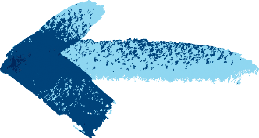 Free Png Download Blue Watercolor Arrow Png Images - Blue Watercolor Arrow Png Clipart (850x452), Png Download