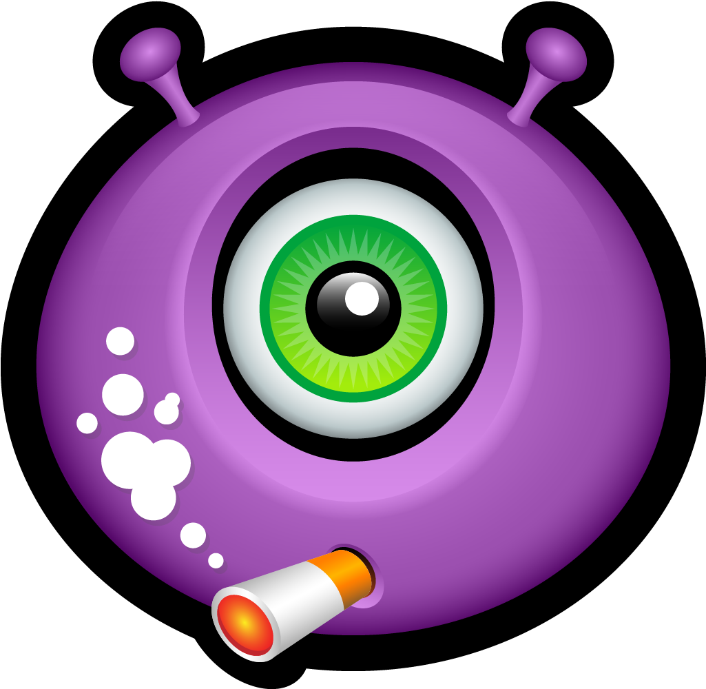 Monster - Monsters Smoking Clipart (1024x1024), Png Download