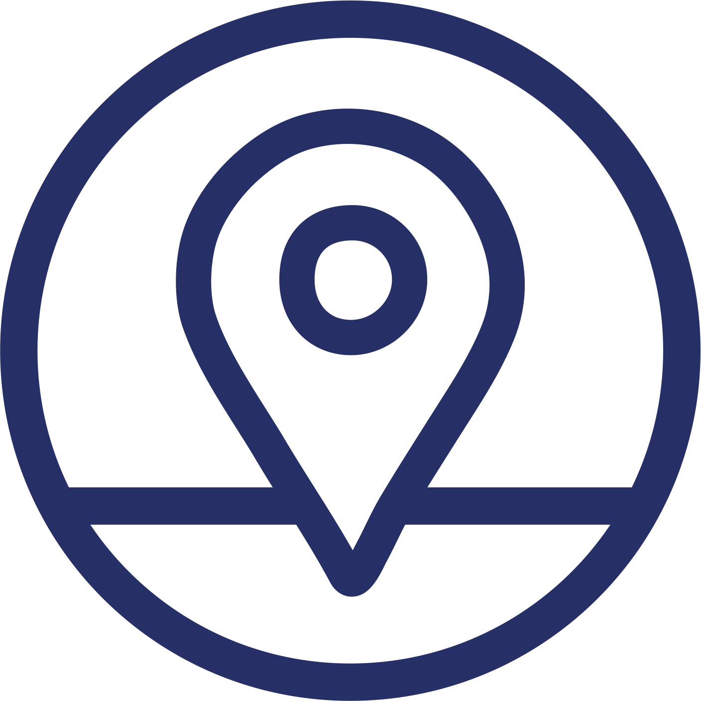 Amazing City Centre Location Icon - Gloucester Road Tube Station Clipart (1408x1408), Png Download
