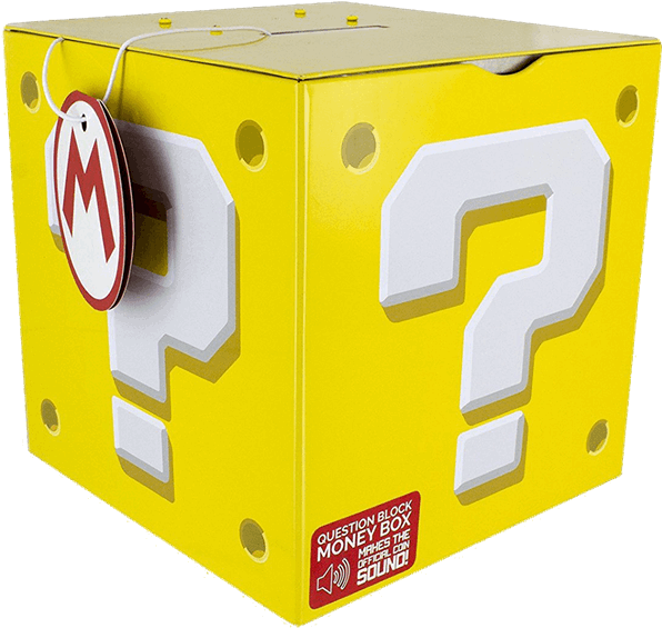 Download 1 Of - Super Mario Modern Question Block Clipart Png Download