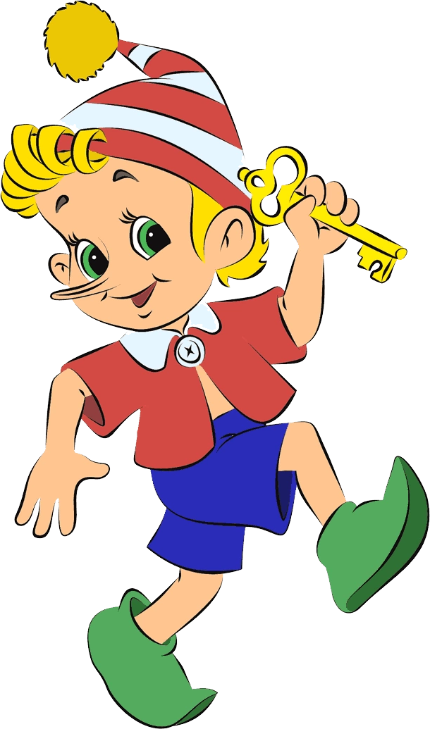 Pinocchio Png - Буратино Png Clipart (610x1035), Png Download