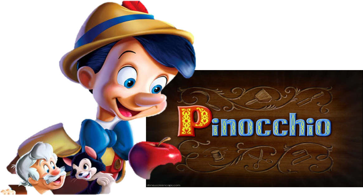Pinocchio Picture3-both - Pinocchio Dvd Cover Clipart (1197x667), Png Download