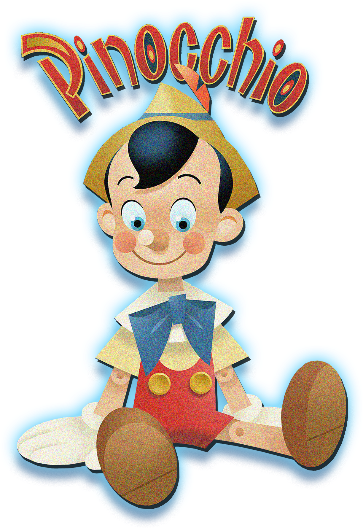 *pinocchio, - Cartoon Clipart (1312x1848), Png Download
