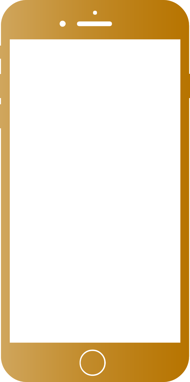 Download Smartphone Icon Svg Eps Png Psd Ai Vector - Orange Clipart (796x1600), Png Download