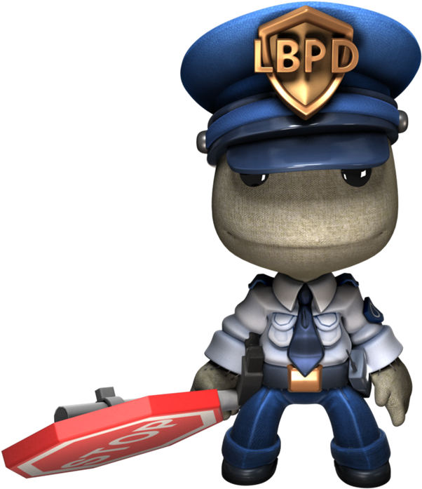 Policeman Front - Playstation 4 Clipart (768x768), Png Download