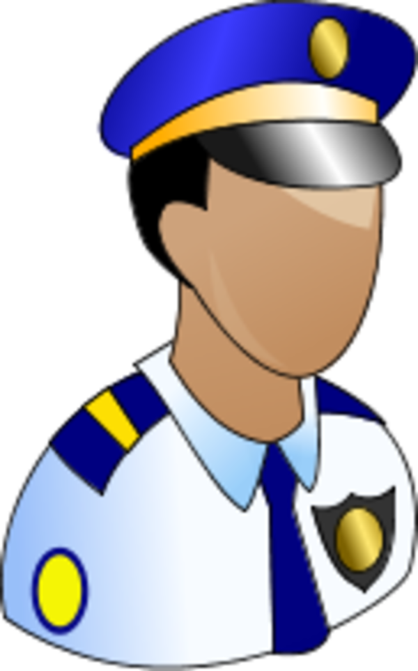 Vector Clip Art - Police Man - Png Download (600x963), Png Download