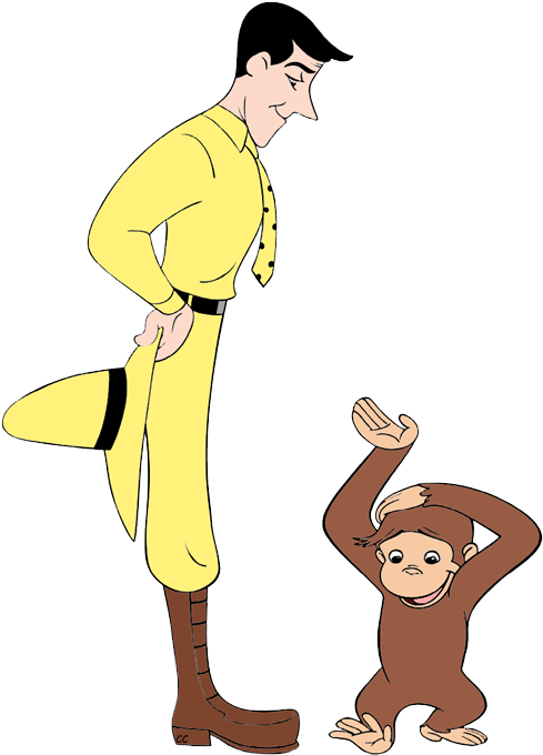 Dorable Curious George Wall Art Sketch - Curious George Clipart (500x685), Png Download