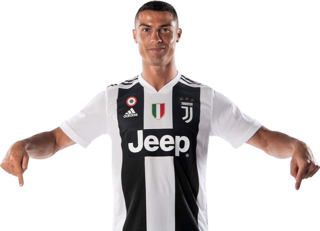 Cristiano Ronaldo In Juventus Jersey Clipart (1028x742), Png Download