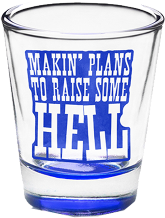 Makin' Plans Shot Glass - Pint Glass Clipart (600x600), Png Download