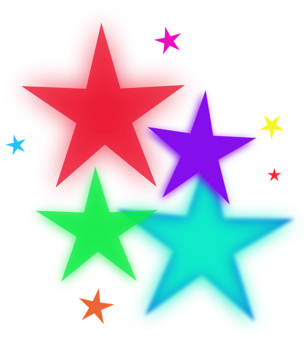 Glow Clipart Star - Clipart Stars - Png Download (658x720), Png Download