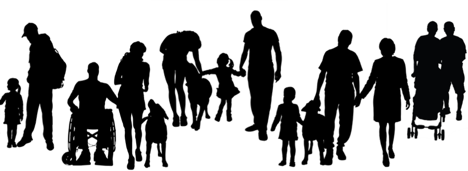 Silhouette Clipart (945x345), Png Download