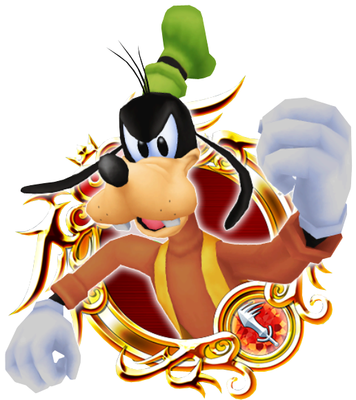 Classic Goofy 6 Star - Kingdom Hearts Timeless River Mickey Clipart (547x615), Png Download