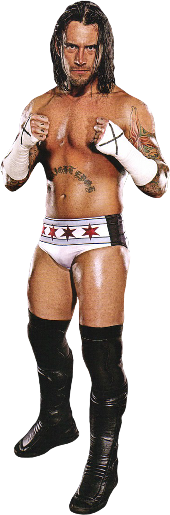 Cm Punk Png Clipart (575x1743), Png Download